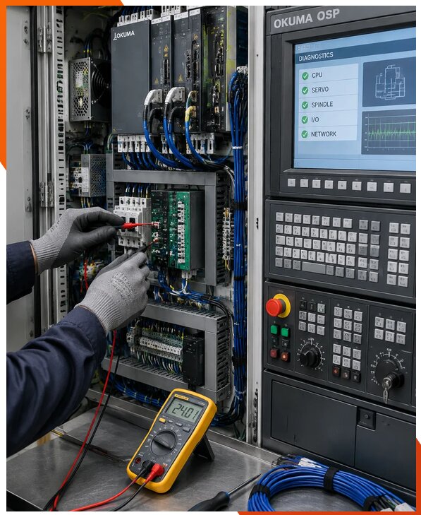Ремонт систем ЧПУ Okuma OSP в Губкине