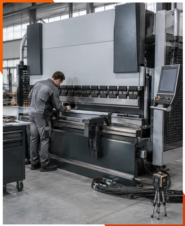 Монтаж и пусконаладка листогибочных прессов в Губкине